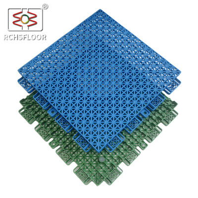 OEM ODM Piastrelle per cortile in cortile 204.5g Peso Piastrelle per pavimento in plastica interconnesse