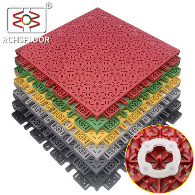 Piastrelle sportive modulari in PP da 18 mm 595g/Pc Piastrelle di polipropilene