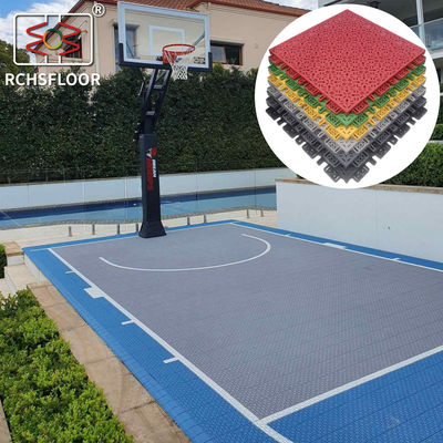 PP Modulare Sport Piastrelle 340mm*340mm Polipropilene Basket Court