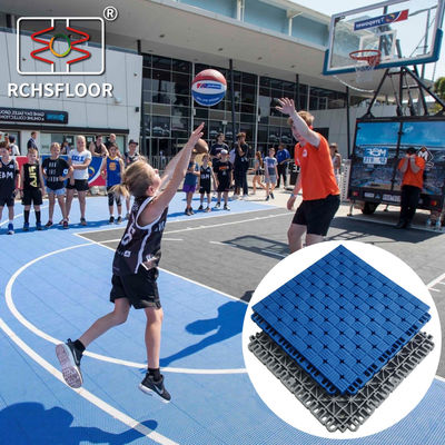 Piastrelle per campi di pallavolo sportivo personalizzate Piastrelle interconnesse multi-sport TPE