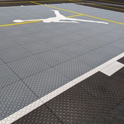 Pista da pattinaggio Hockey a rulli Badminton Futsal Basketball Mezza pista Piastrelle da terra