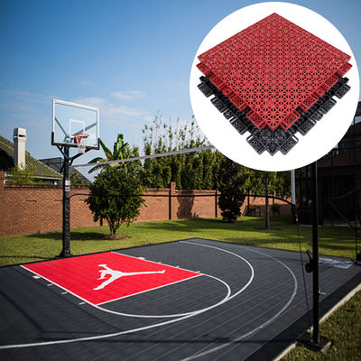 Piastrelle per pavimenti sportivi in pvc interconnesse Piastrelle per campi da basket in plastica in Pp