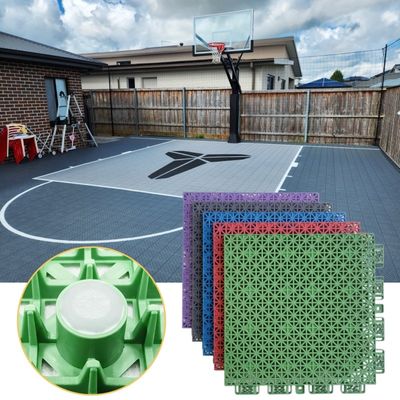 Piastrelle sintetiche multi sportive per campi da basket