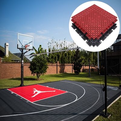 Sport all'aperto Campo da basket da badminton pavimenti piastrelle interconnesse
