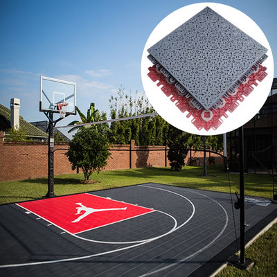 Pp Pvc Vinyl Multi Sport Court Piastrelle per pavimenti Campo da basket all'aperto