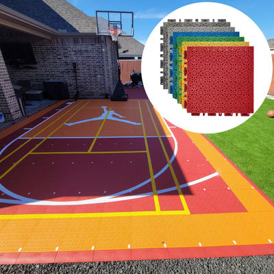 Tennis all'aperto Pickleball Basketball Court Interlocking Sports Flooring Tiles
