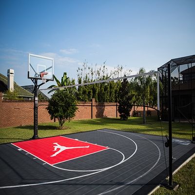 Piastrelle interconnesse multi-sportive per esterno Pvc Pp Vinyl Pavimento del campo da basket
