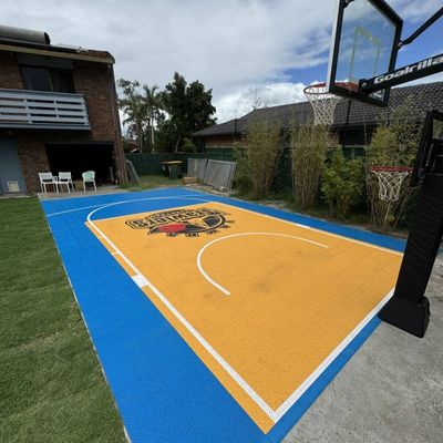 Interlocking Pp pallavolo pickleball campo sportivo piastrelle di pavimento piastrelle di campo di basket all'aperto