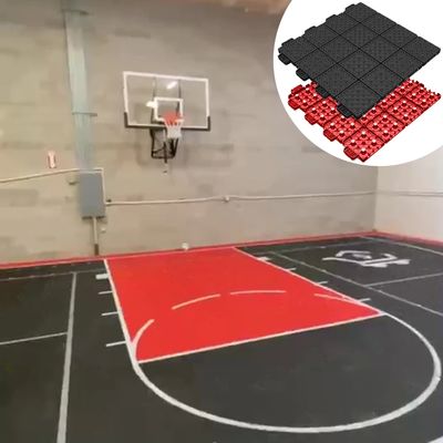 Piastrelle sportive di polipropilene interlacciate impermeabili anti scivolamento palestra parco giochi piscina giardino yoga