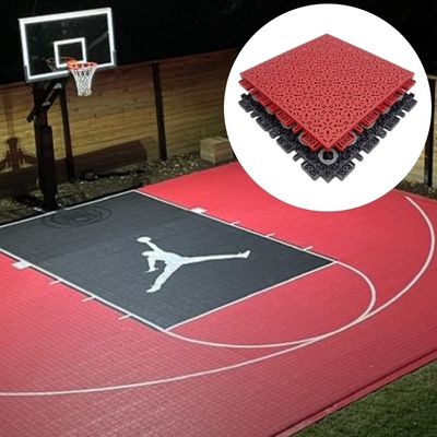 Piastrelle di cortile di basket in PP 340x340mm Garanzia di 10 anni