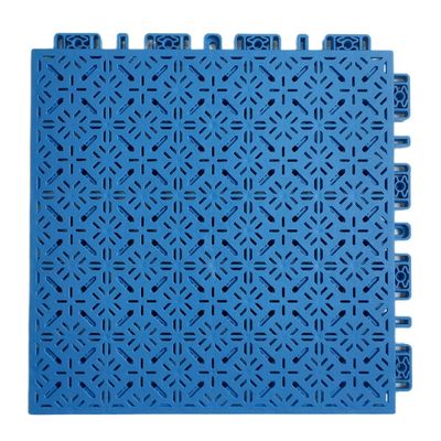 Interlocking Basketball Court Tiles 340x340mm Polypropylene Sports Flooring